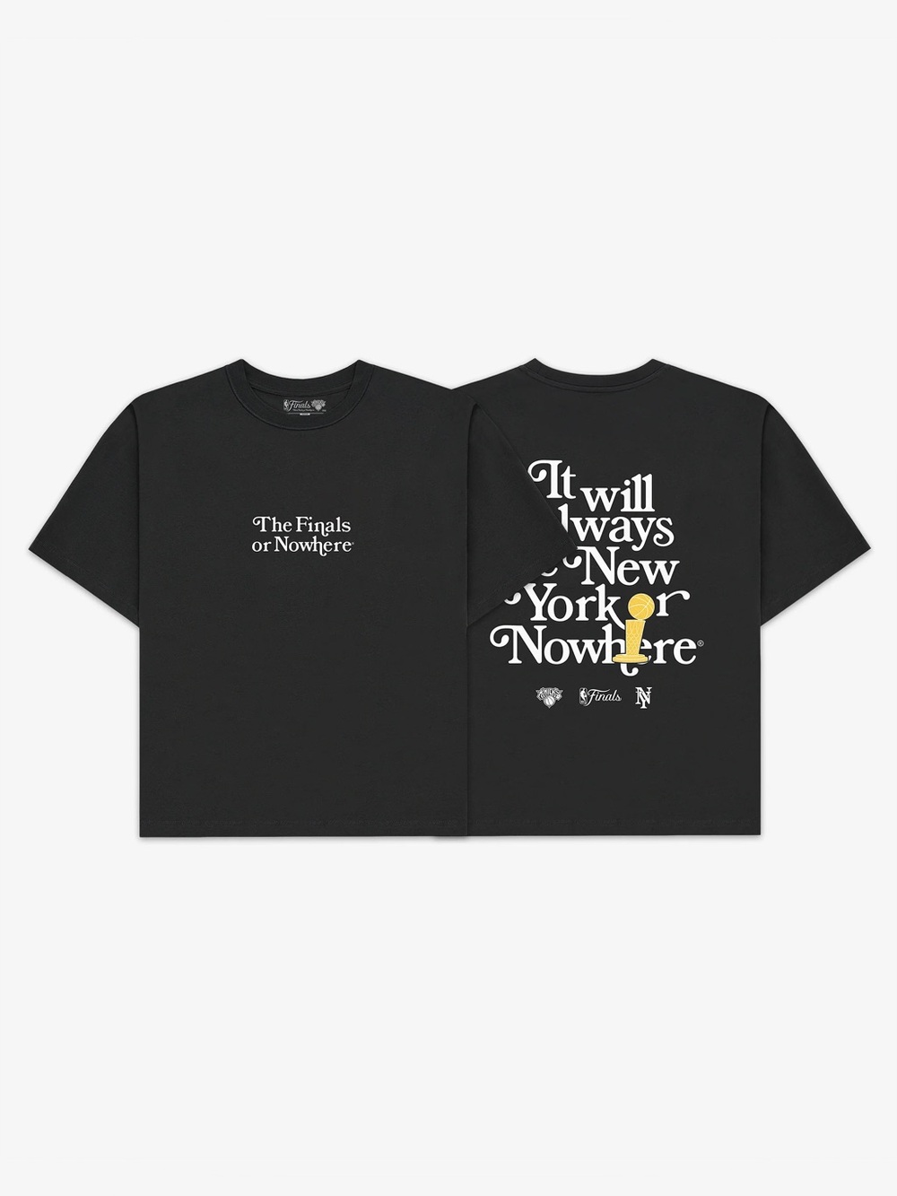New York or Nowhere Knicks NBA Finals Tee